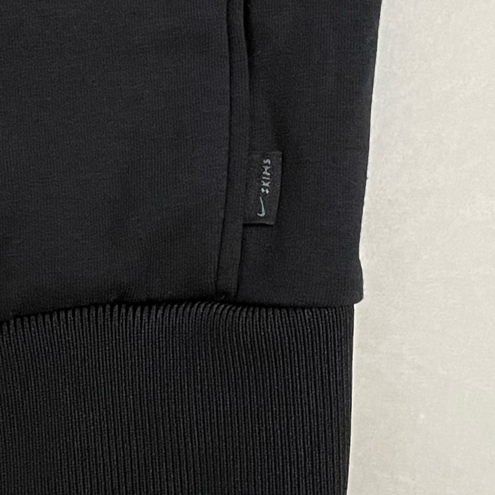 NikeSkims Matte Tricot Oversized Track Jacket Full Zip, Obsidian Black Size S - Picture 12 of 16